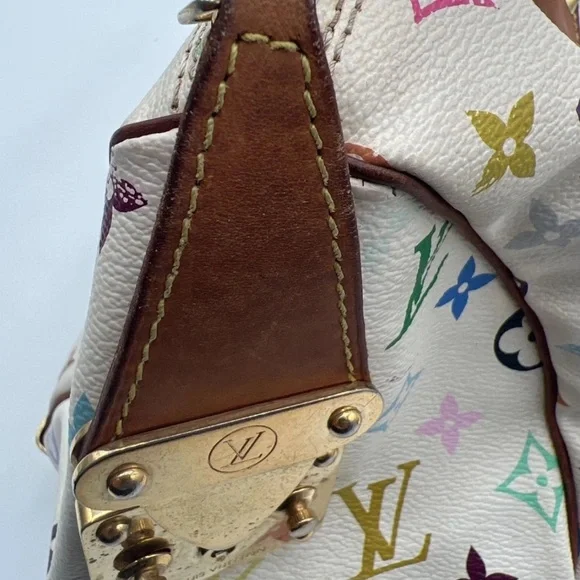 Louis Vuitton Multicolor Monogram Murakami Handbag Speedy 30 Vintage Bag - Picture 10 of 17